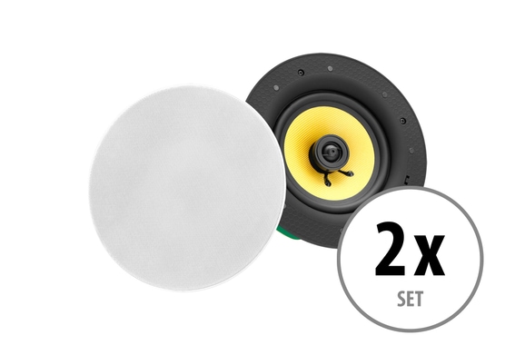 Pronomic CLS-660 WH 2-Wege High-End Gewebe Einbaulautsprecher 240 Watt 2x Set  - Retoure (Zustand: sehr gut) image 1