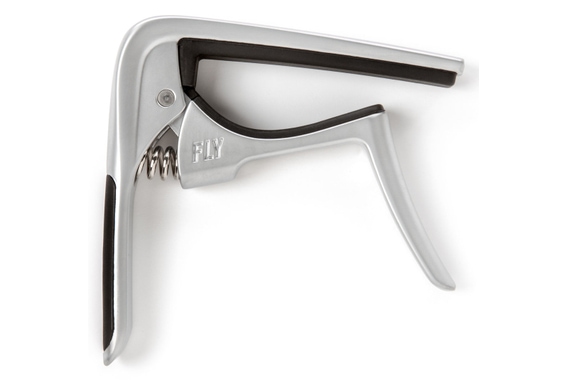 Dunlop 63CSC Trigger Fly Capo Curved Satin Chrome image 1