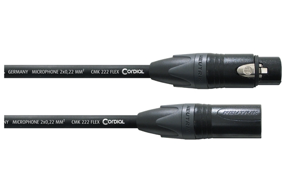 Cordial CPM 10 FM-Flex XLR Kabel 10 m Schwarz image 1