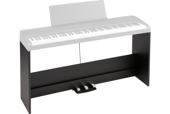 Korg STB2-BK Stand With Pedal Set Black image 1