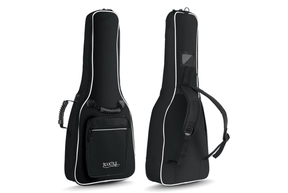 Rocktile 1/2 Klassieke gitaartas - gepolstert rugzakgarnituur (zwart) image 1