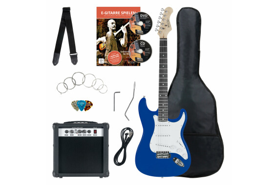 Rocktile Banger's Pack E-Gitarren Set, 8-teilig Blue  - Retoure (Zustand: sehr gut) image 1