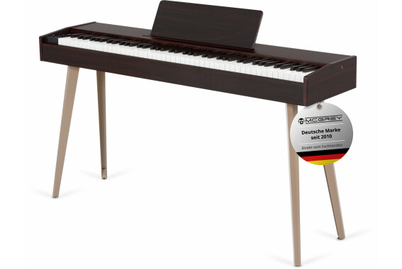 McGrey DP-17 WD Design Piano dunkle Walnuss  - Retoure (Zustand: sehr gut) image 1