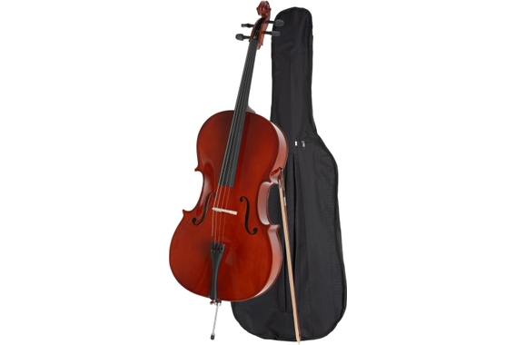 Classic Cantabile CP-100 Cello 4/4 Set inkl. Bogen + Tasche  - Retoure (Zustand: gut) image 1