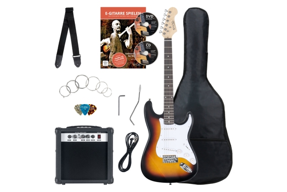 Rocktile Banger's Pack E-Gitarren Set, 8-teilig Sunburst  - Retoure (Zustand: sehr gut) image 1