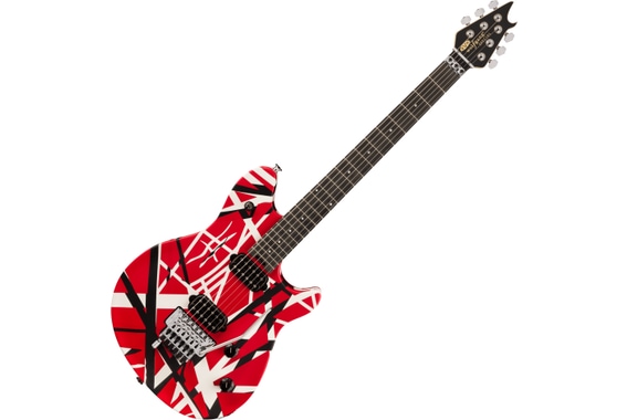 EVH Wolfgang Special Striped Series Red Black White image 1