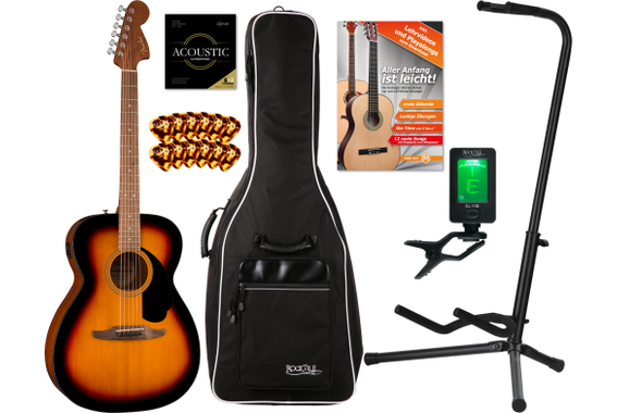 Fender California Standard Monterey E 3-Color Sunburst Starter Set image 1