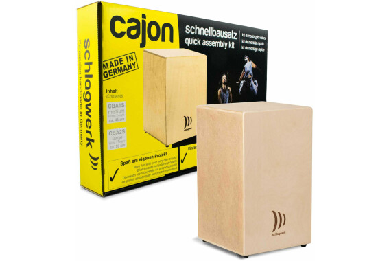 Schlagwerk CBA20S Cajon Schnellbausatz Large  - Retoure (Zustand: gut) image 1