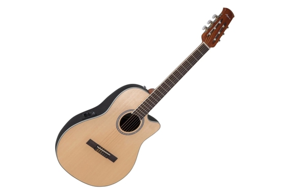 Applause AB24CS-4S Standard Mid Depth Gitarre Natural Satin  - 1A Showroom Modell (Zustand: wie neu, in OVP) image 1
