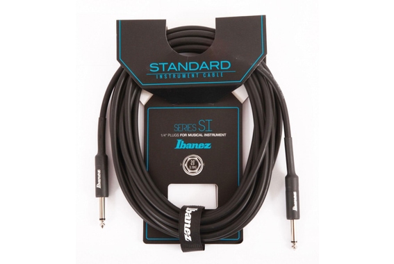 Ibanez SI20 Guitar Cable 6,10m - Black image 1