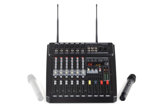 Pronomic Powermake 600 Powermischer mit Funkmikrofon  - unvollständig! image 1