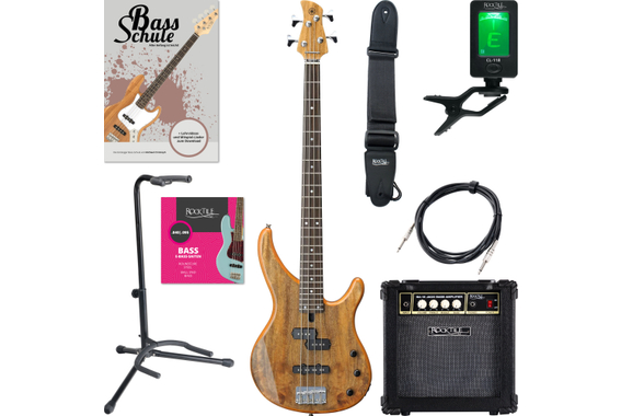 Yamaha TRBX174EW Basse Électrique Naturel Pack Débutant image 1