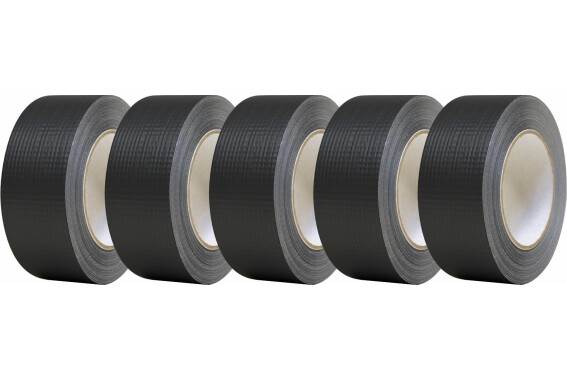 Gerband 246 Gaffa Tape Gewebeklebeband 48mm x 50m Schwarz 5x Set image 1