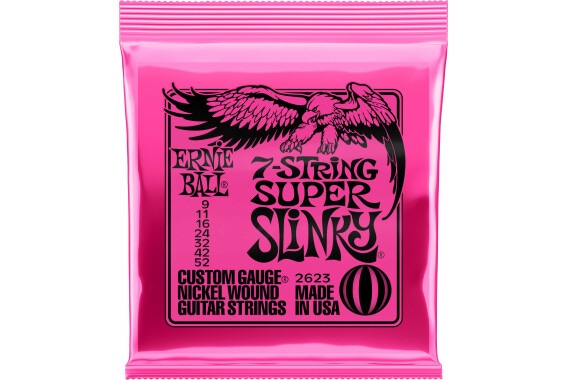 Ernie Ball 2623 Super Slinky 7-String image 1