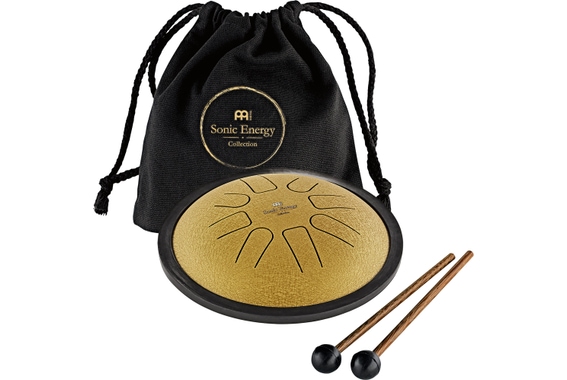 Meinl Sonic Energy SSTD3G Small Steel Tongue Drum Gold C-Moll image 1