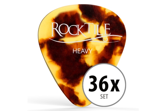 Rocktile Classic Pick/Plettro 36 pezzi Heavy image 1