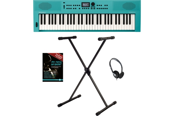 Roland GO:KEYS 3 Turquoise Keyboard Set image 1