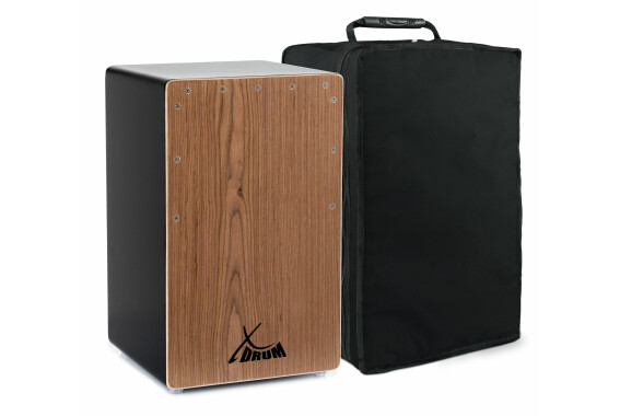 XDrum Cajon El Bajo Bass Port Black / Walnut inkl. Tasche  - Retoure (Zustand: sehr gut) image 1