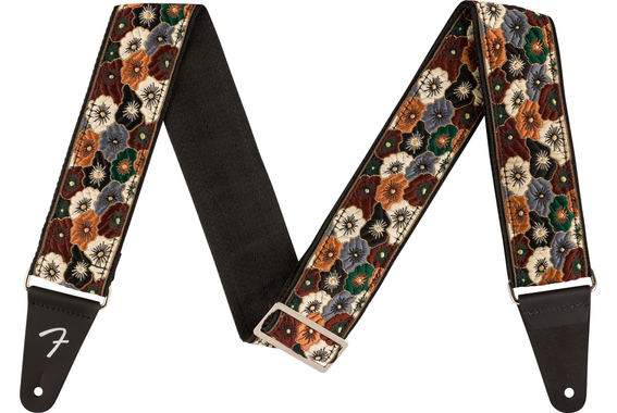 Fender Wild Bloom Strap Brown 2" Gitarrengurt image 1