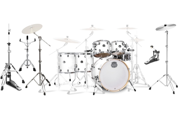 Mapex Armory Stage+ Shell Set Arctic White inkl. Hardware image 1