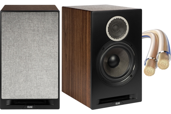 Elac Debut Reference DBR62 Par Negro/Madera Set image 1
