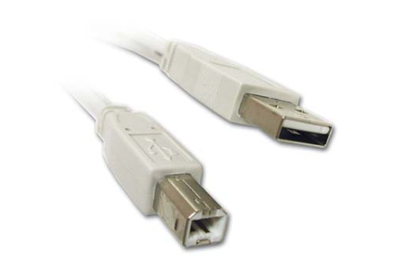 Kirstein USB 2.0 Kabel A zu B (1,8 m) image 1