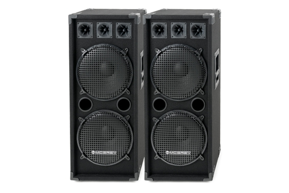 McGrey DJ-2222 Partykeller/DJ-Box Paar 2 x 1000W  - Retoure (Zustand: gut) image 1