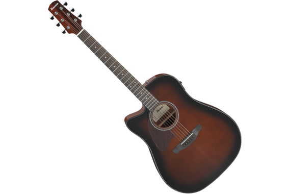 Ibanez AAD51LCE-DVS Linkshandige Westerngitaar Dark Violin Sunburst image 1
