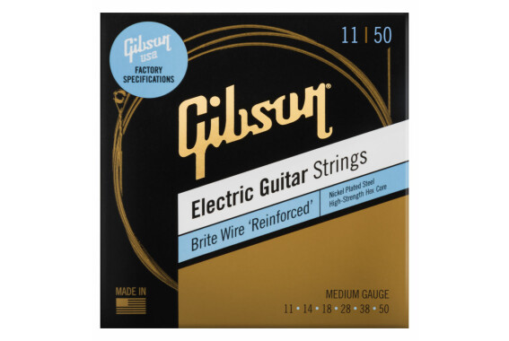 Gibson SEG-BWR11 Brite Wire Reinforced 011-050 image 1