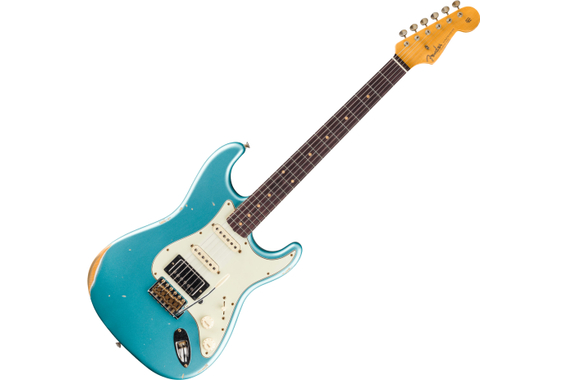 Fender Custom Shop Limited Edition '59 Stratocaster HSS Relic Daphne Blue Metallic image 1