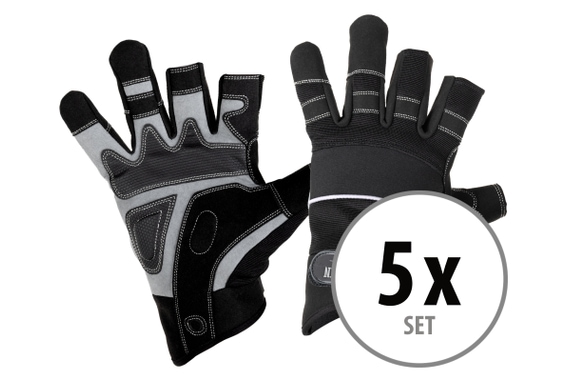 Set of 5 Stagecaptain RGL-2F Rigger Gloves Size XL image 1