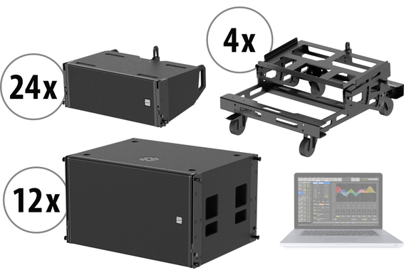 Pronomic XANA Line Array Royal Flush Set image 1