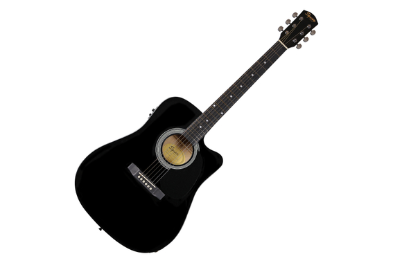 Squier SA-105CE Westerngitarre Black  - Retoure (Zustand: sehr gut) image 1
