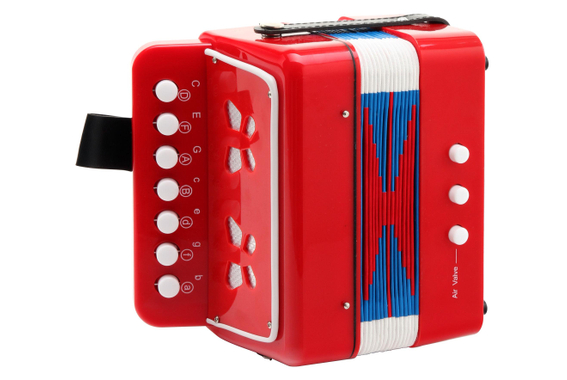 Classic Cantabile Bambino Kinder-Akkordeon, rot, 2 Bässe  - Retoure (Zustand: sehr gut) image 1