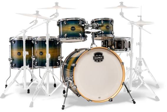 Mapex Armory Stage+ Shell Set Rainforest Burst image 1