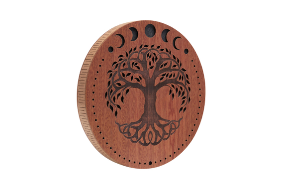 Meinl RDS12MTOL Sonic Energy 12" Rain Disk Son De Ruisseau Avec Gravure Des Phases Lunaires Et De L'Arbre De Vie image 1