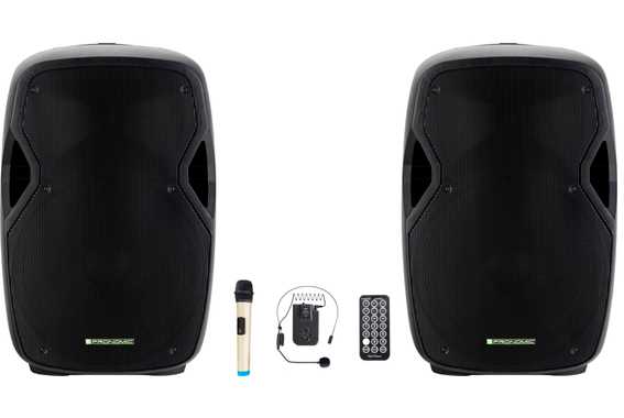 Pronomic MOVE 15MA-A Akku-Aktivbox Stereo Set  - Retoure (Zustand: gut) image 1