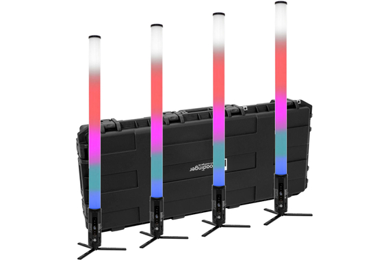 Eurolite Accu IP Pixel Tube 360° PRO CRMX Case Set image 1