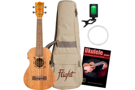 Flight DUC323 EQ Set Ukulélé Concert image 1