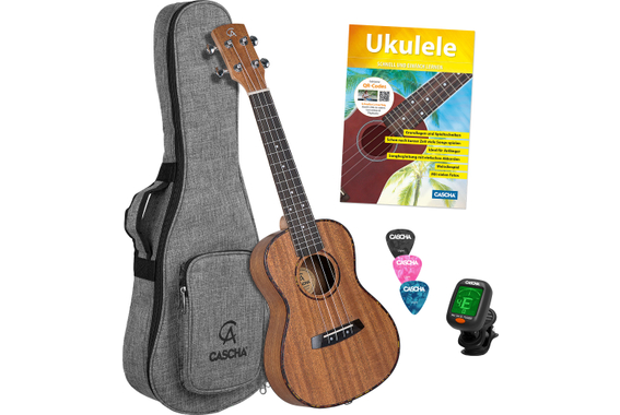 Cascha 2036 Konzert Ukulele Mahagoni Set  - Retoure (Zustand: sehr gut) image 1