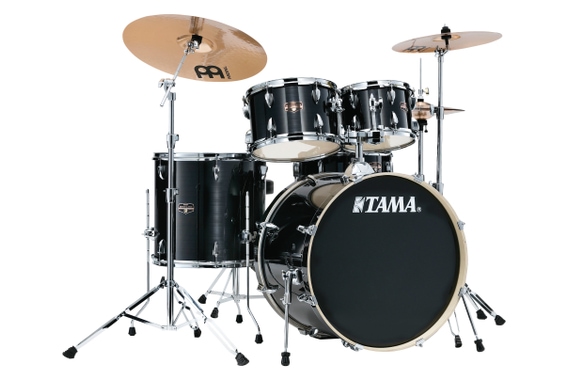 Tama IP52H6W-HBK Imperialstar Drumkit Hairline Black image 1