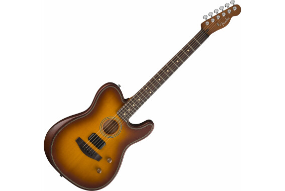 Fender Acoustasonic Standard Telecaster Honey Burst image 1