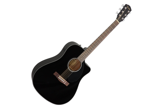 Fender CD-60SCE Westerngitarre Black image 1
