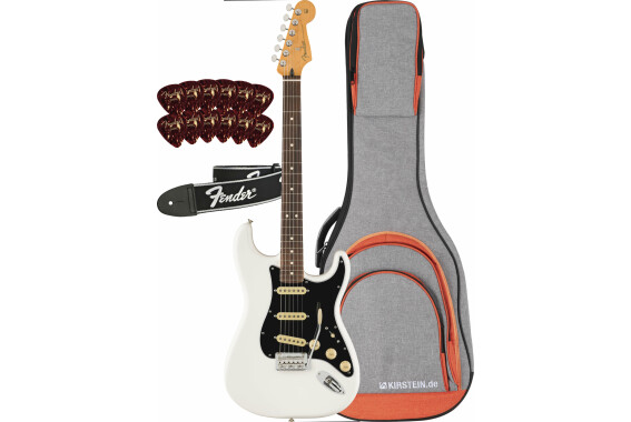 Fender Player II Stratocaster RW Polar White Set image 1