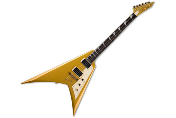 ESP LTD KH-V MGO Kirk Hammett Signature Metallic Gold  - Retoure (Zustand: sehr gut) image 1