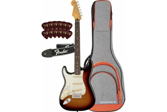 Fender Player II Stratocaster Lefthand MN 3-Color Sunburst Set image 1