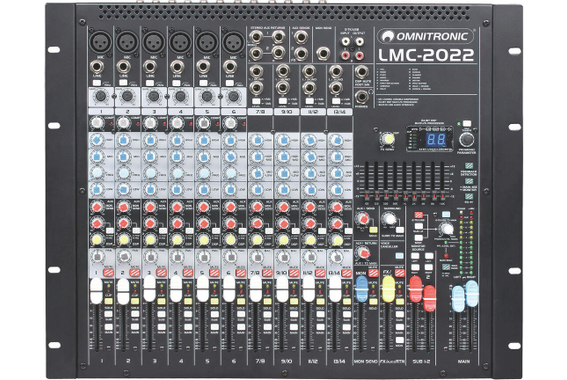 Omnitronic LMC-2022FX USB Mengpaneel image 1