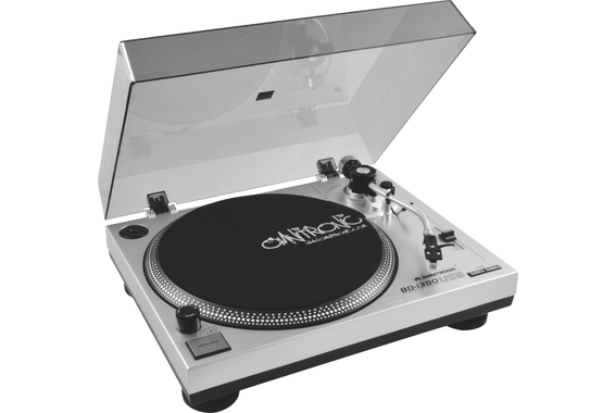 Omnitronic BD-1380 Tocadiscos USB Plateado image 1