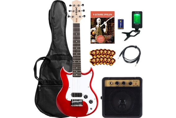Vox SDC-1 Mini E-Gitarre Rot Set image 1