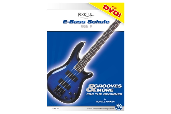 Moritz Kinker Grooves & More E-Bass Schule für Anfänger + DVD image 1